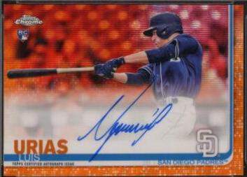 Luis Urias [Orange Wave Refractor] #RA-LU