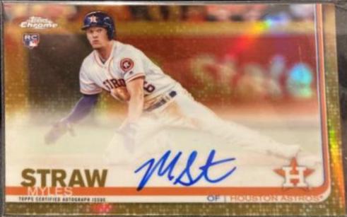 Myles Straw [Gold Refractor] #RA-MS