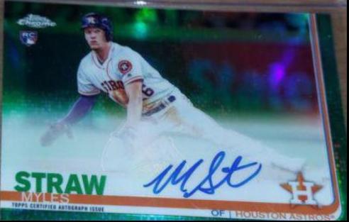 Myles Straw [Green Refractor] #RA-MS