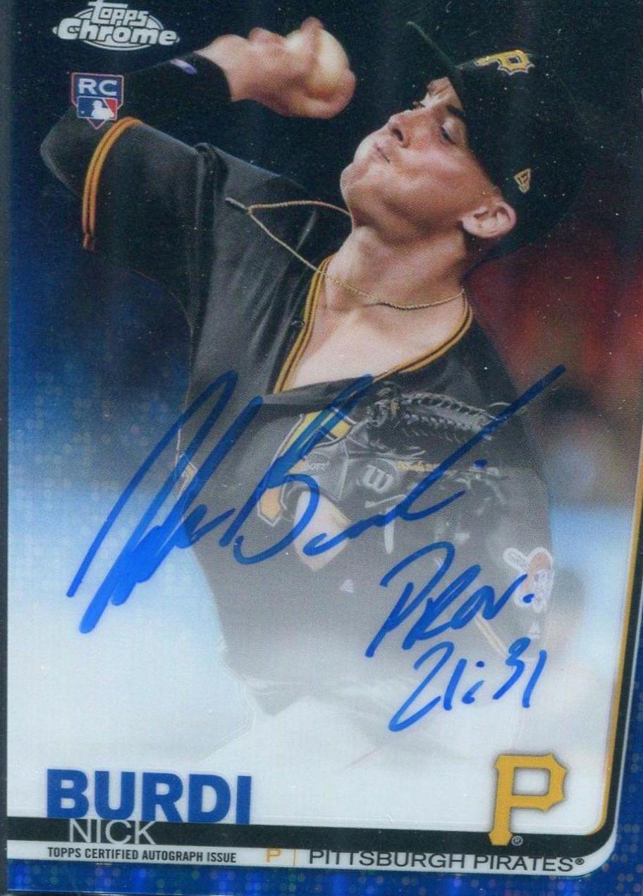 Nick Burdi [Blue Refractor] #RA-NB