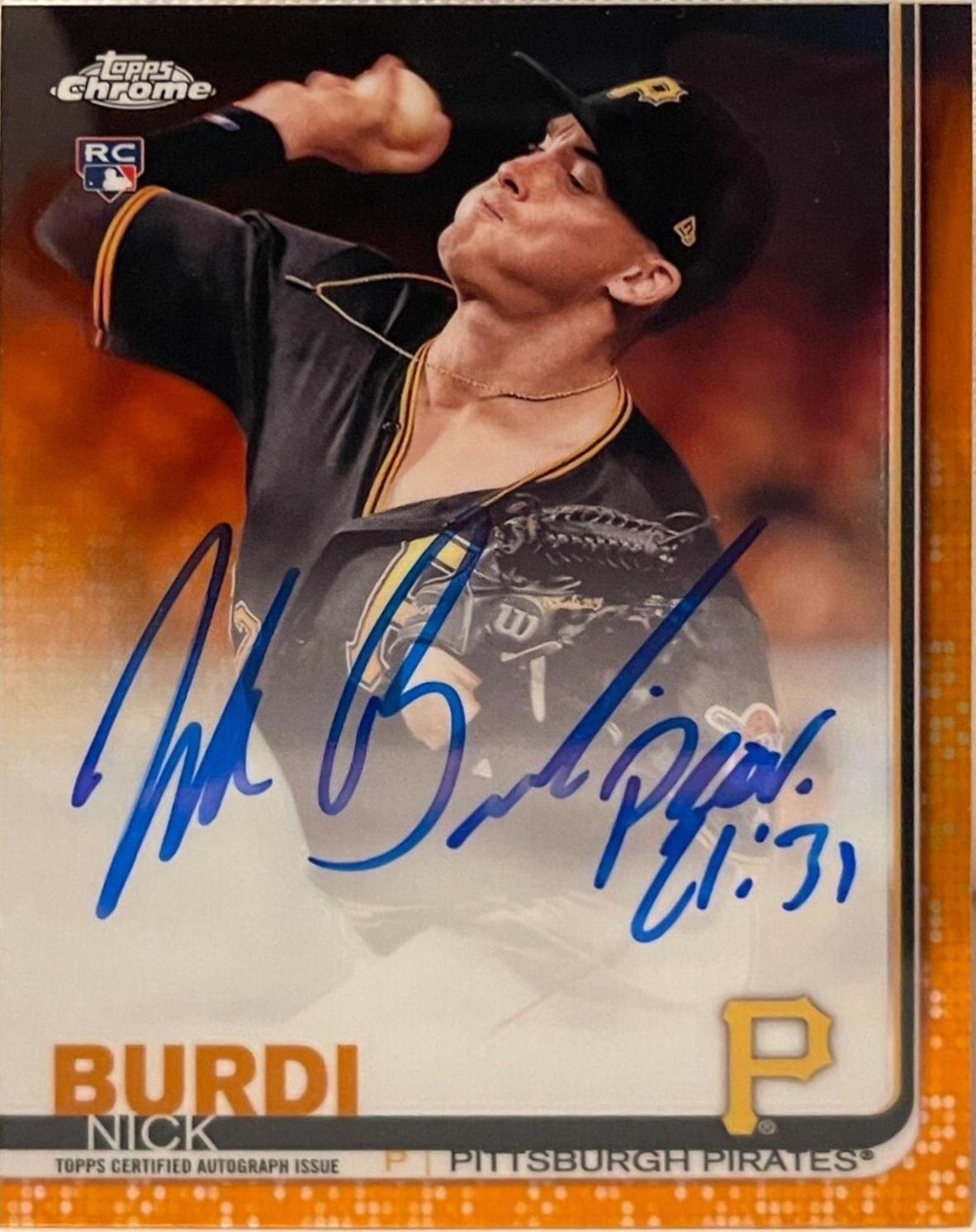 Nick Burdi [Orange Refractor] #RA-NB