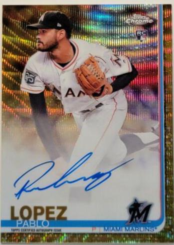 Pablo Lopez [Gold Wave Refractor] #RA-PL