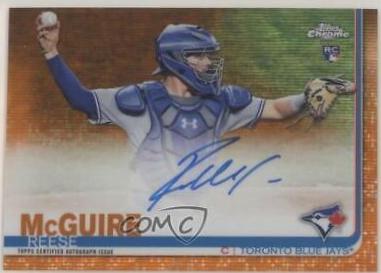Reese McGuire [Orange Wave Refractor] #RA-RM