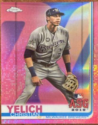 Christian Yelich [Pink Refractor] #77