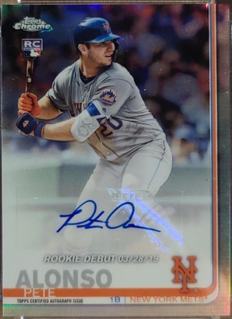Pete Alonso [Rookie Debut Autograph] #RDA-PA