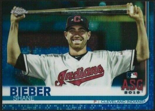 Shane Bieber [Blue Refractor] #100