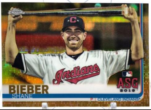 Shane Bieber [Gold Refractor] #100