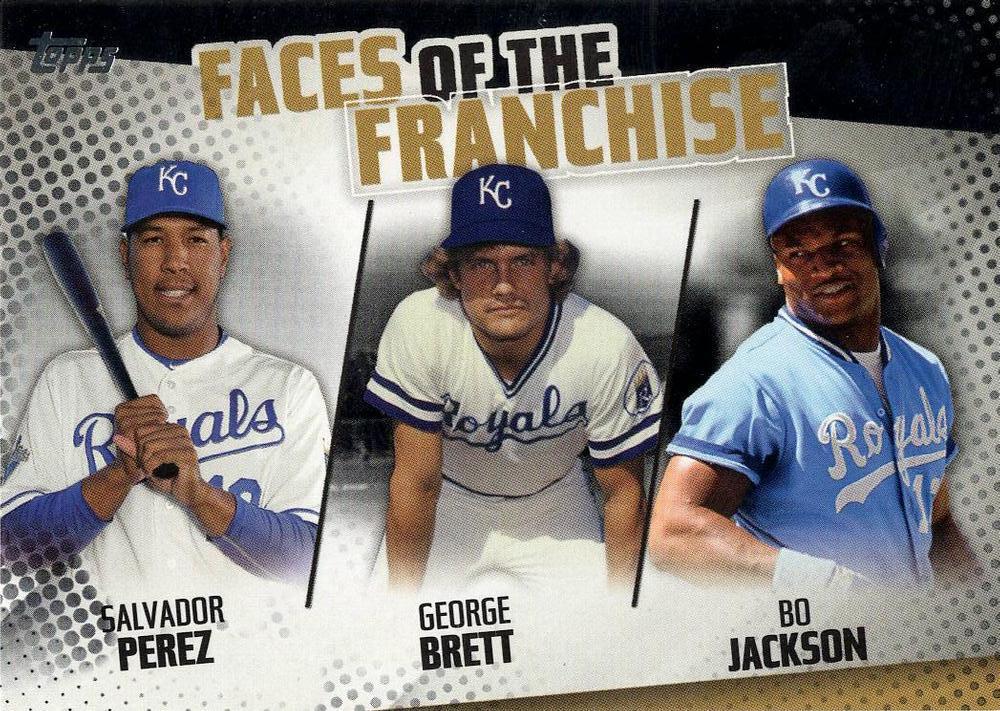 Bo Jackson / George Brett / Salvador Perez [Black] #FOF-13