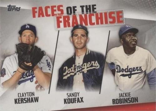 Clayton Kershaw, Sandy Koufax, Jackie Robinson #FOF-14 #FOF-14