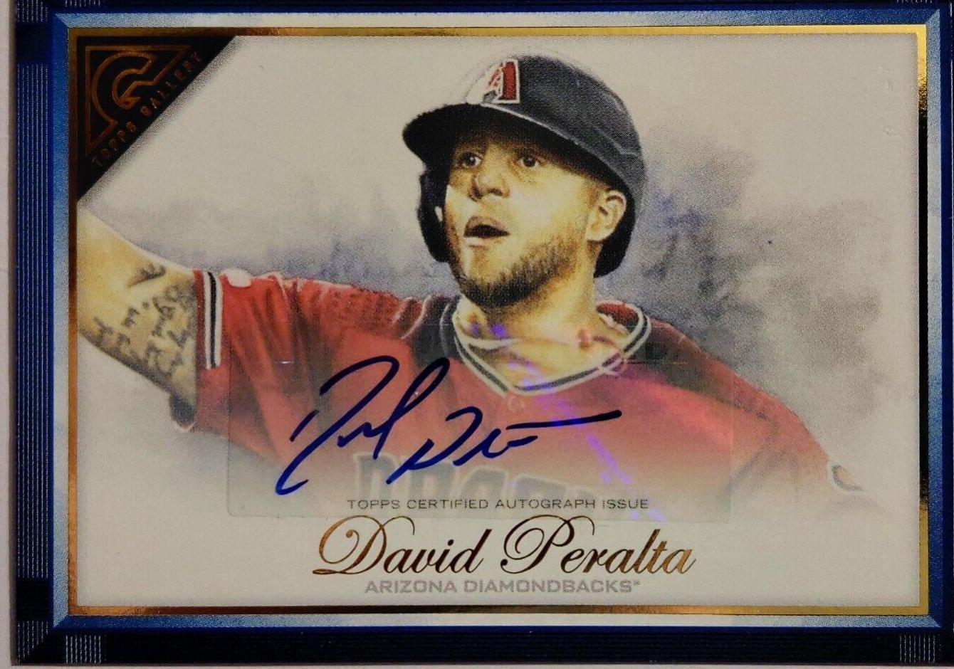 David Peralta [Autograph Blue] #8