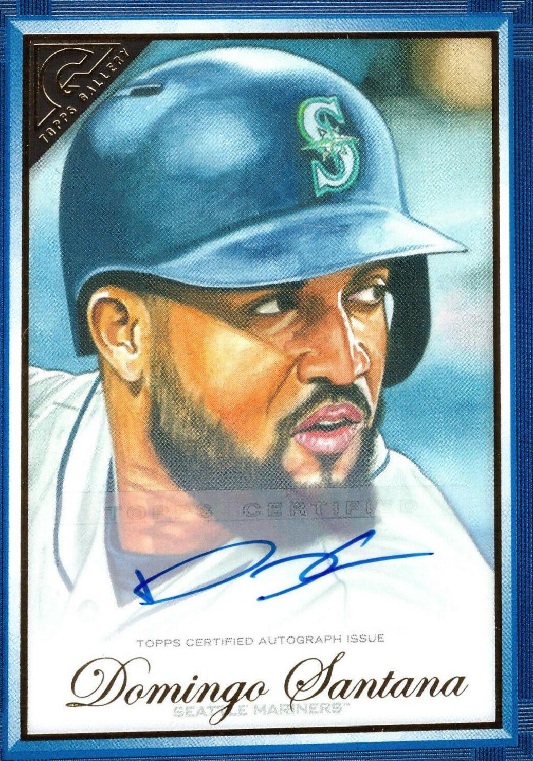 Domingo Santana [Autograph Blue] #113