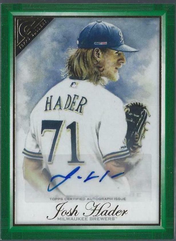 Josh Hader [Autograph Green] #74