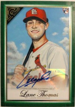 Lane Thomas [Autograph Green] #70