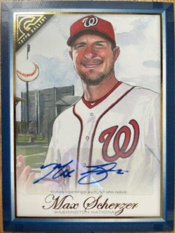 Max Scherzer [Autograph Blue] #61