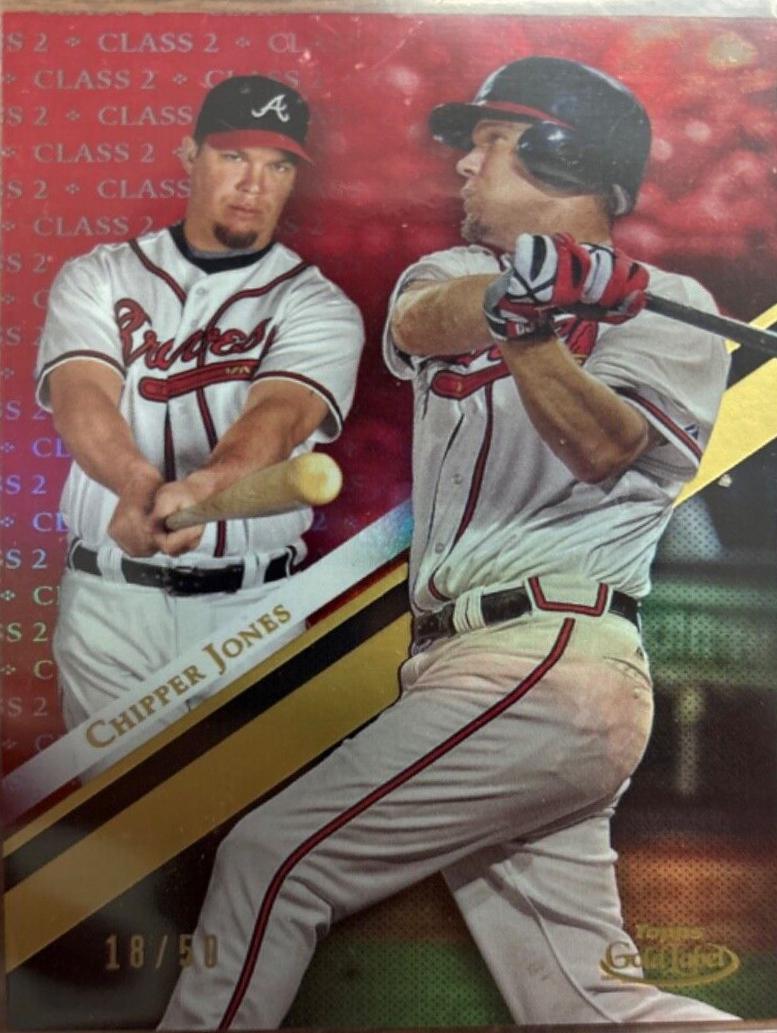 Chipper Jones [Class 2 Red] #73