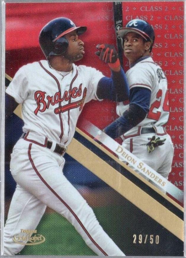 Deion Sanders [Class 2 Red] #96