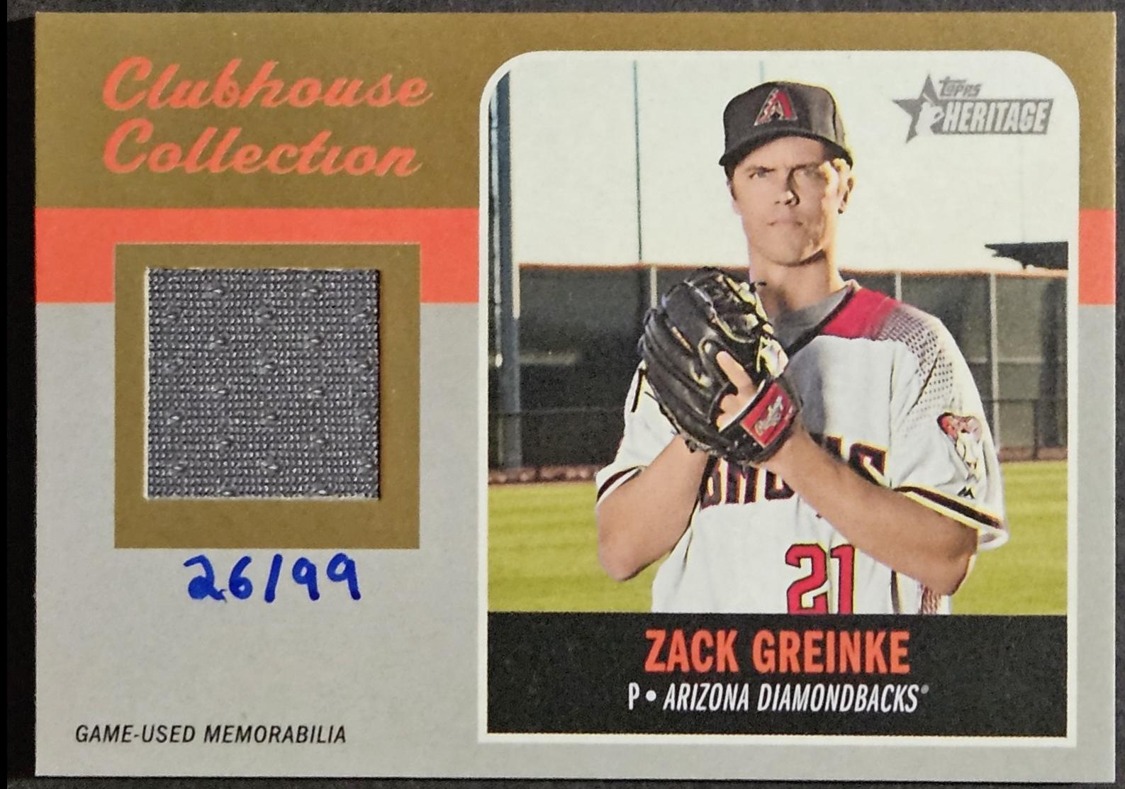 Zack Greinke [Gold] #ZG