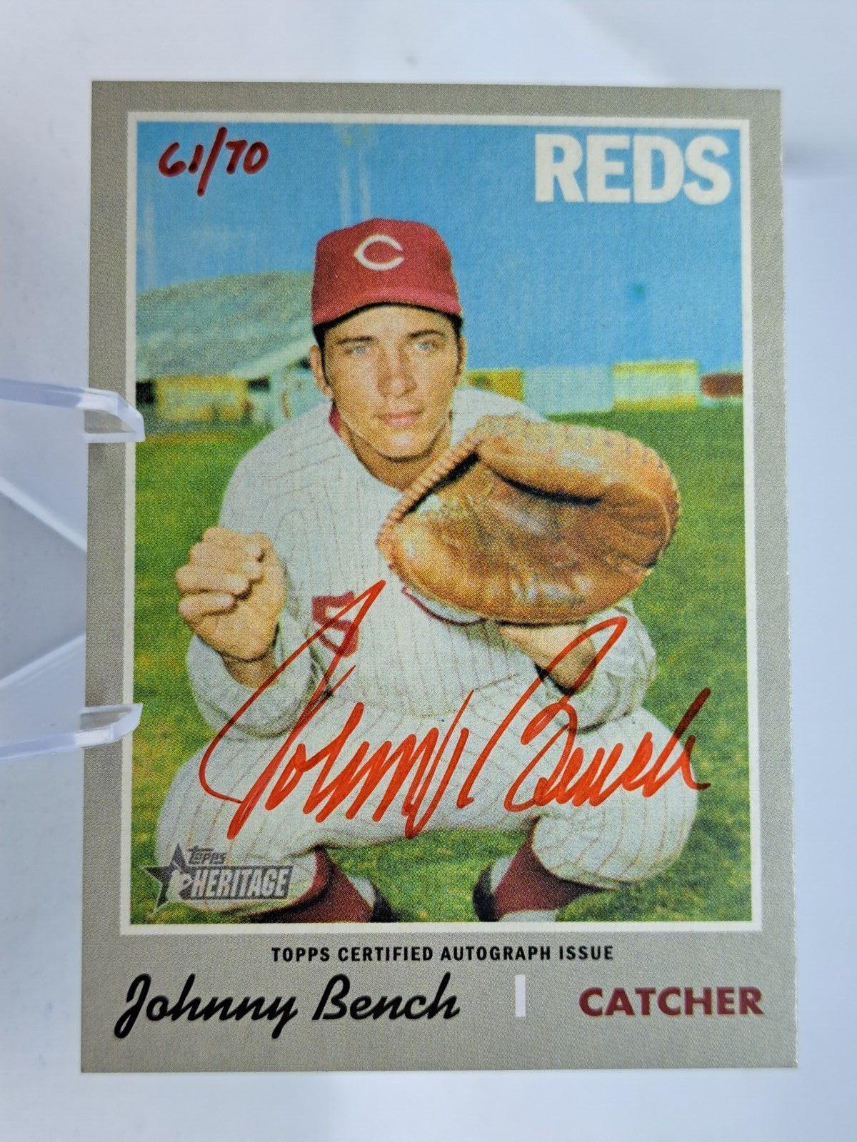 Johnny Bench [Red Ink] #JBE