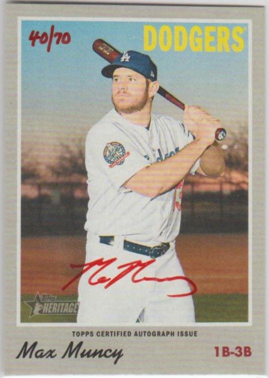 Max Muncy [Red Ink] #MMU