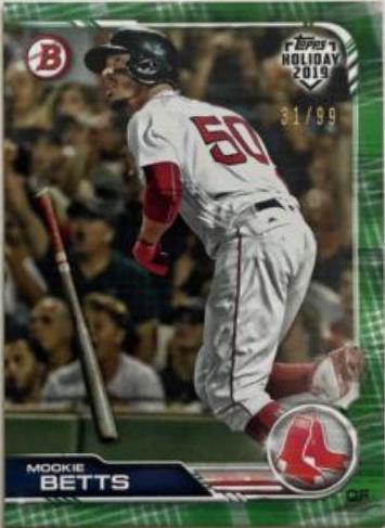 Mookie Betts [Green Festve] #TH-MB