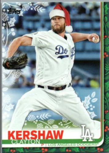 Clayton Kershaw [Santa Hat] #HW30
