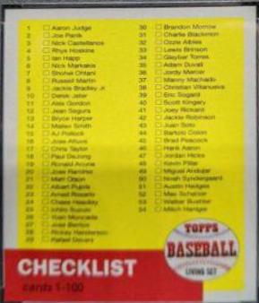 Checklist 1-100 #CL-01