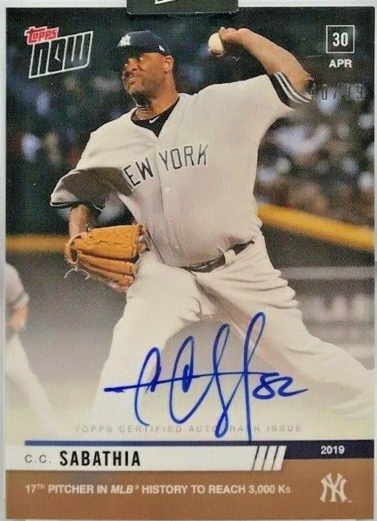 C.C. Sabathia [Autograph] #156A