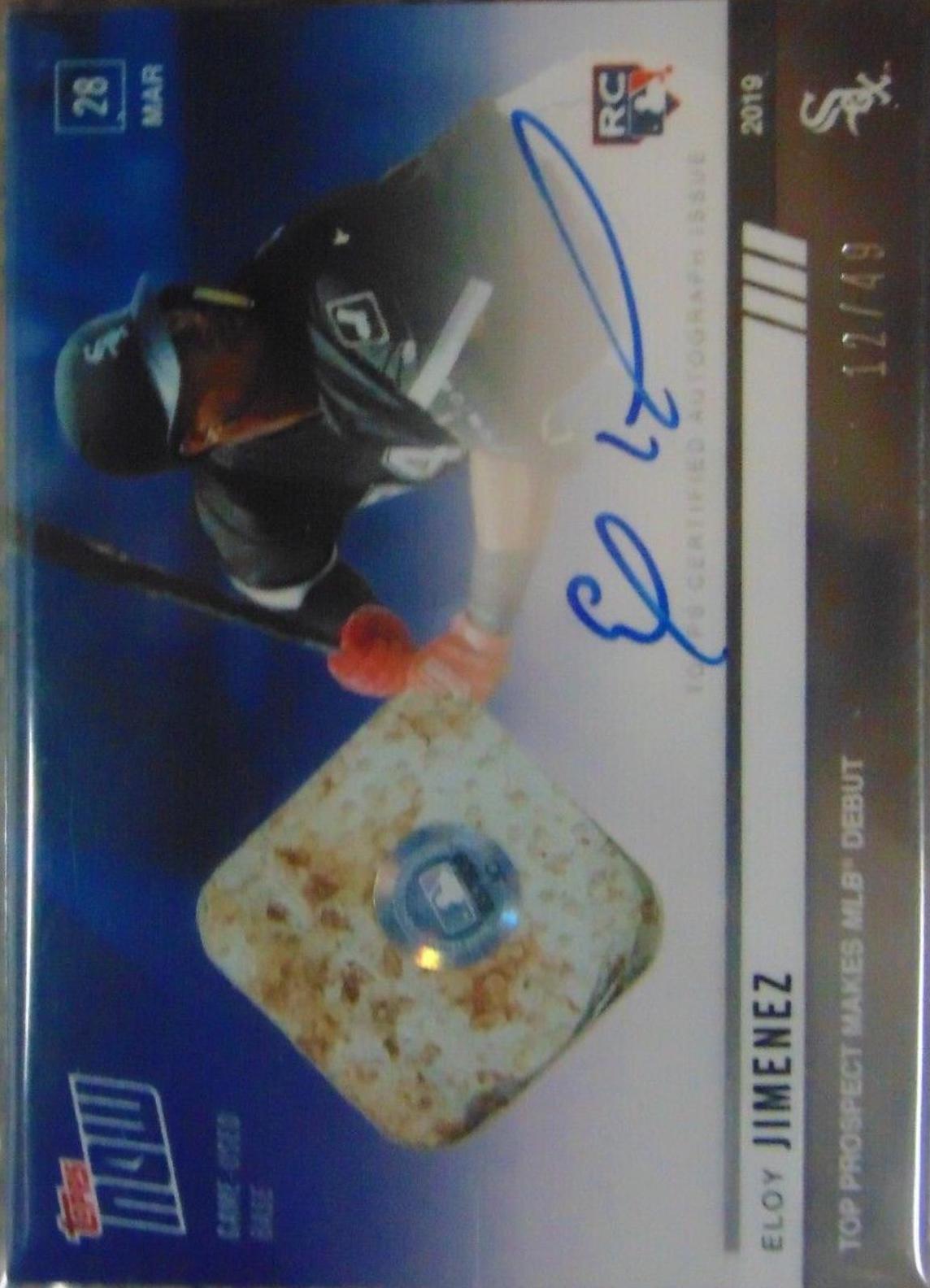 Eloy Jimenez [Autograph Relic Blue] #17B