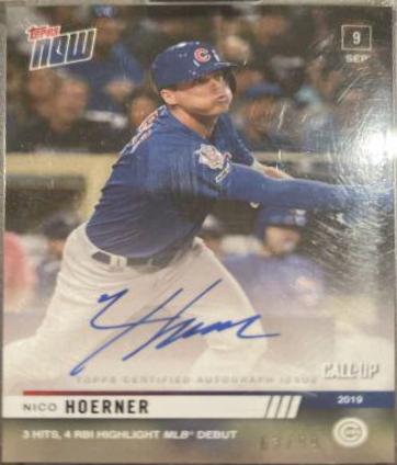Nico Hoerner [Autograph] #820A