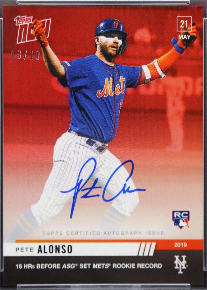 Pete Alonso [Autograph Red] #257D