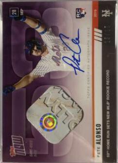 Pete Alonso [Autograph Relic Purple] #705C