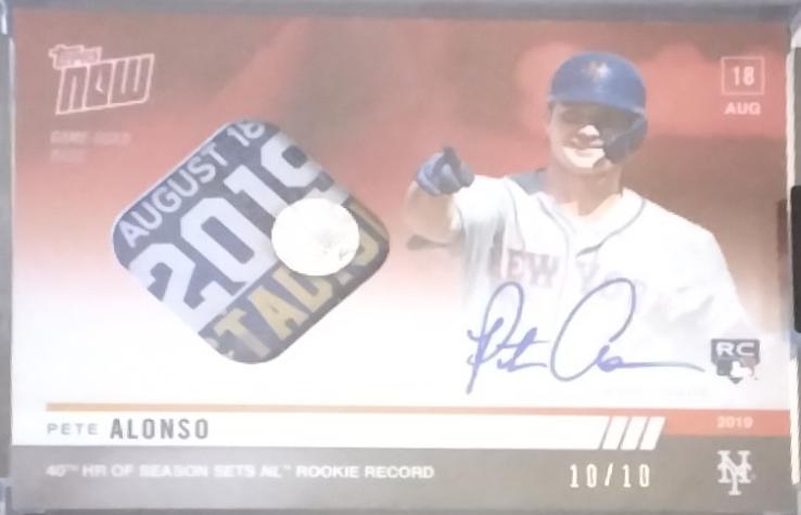 Pete Alonso [Autograph Relic Red] #705D