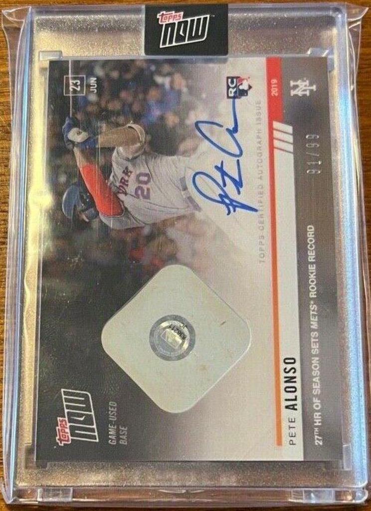 Pete Alonso [Autograph Relic] #422A