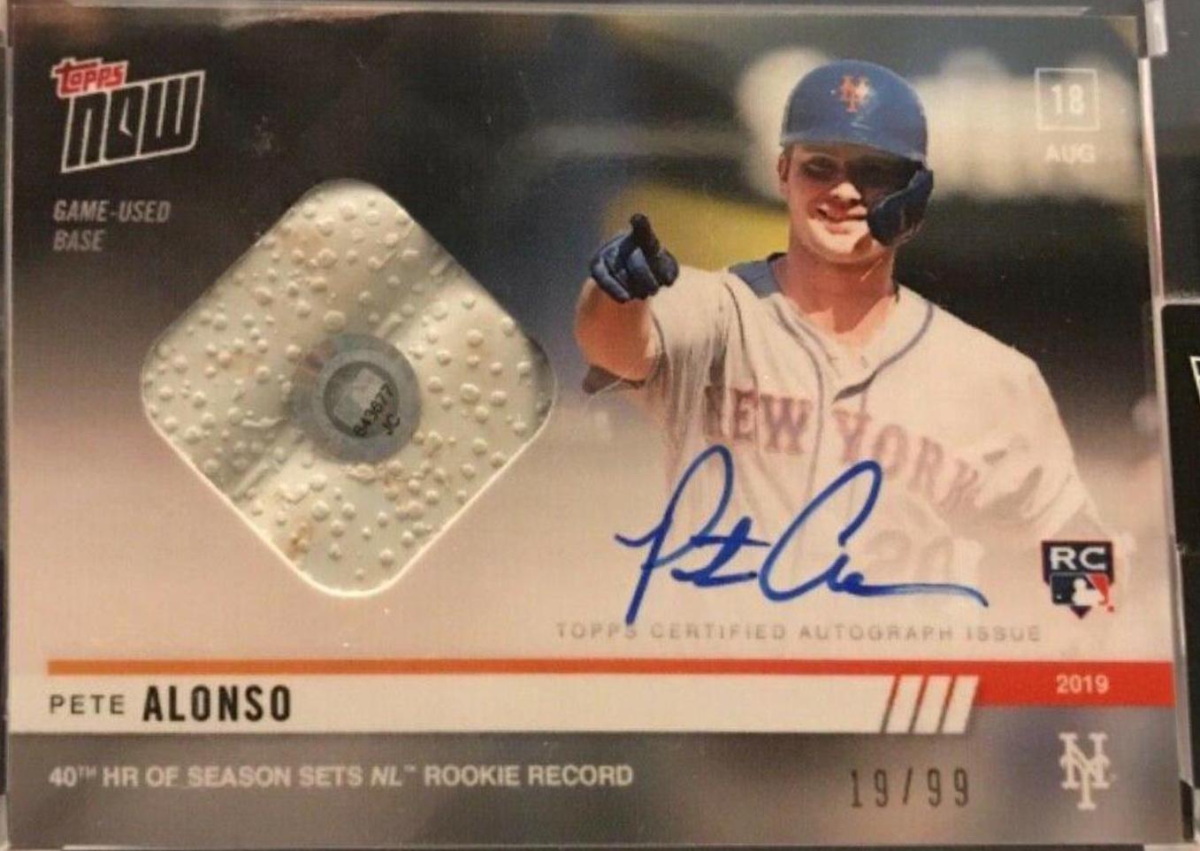 Pete Alonso [Autograph Relic] #705A
