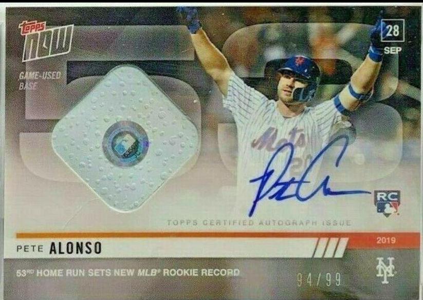 Pete Alonso [Autograph Relic] #913B