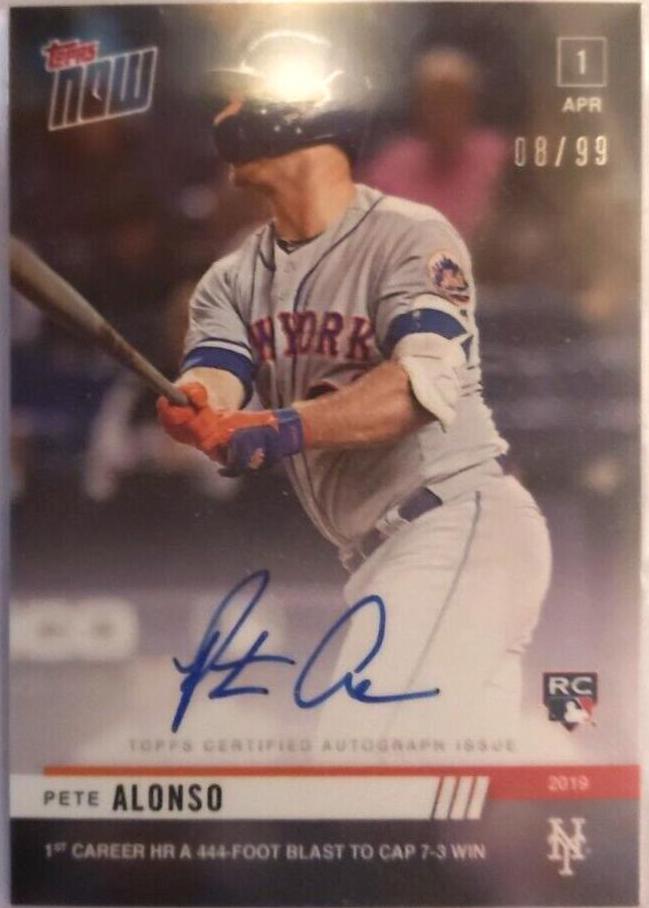 Pete Alonso [Autograph] #32A