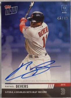 Rafael Devers [Autograph Blue] #679A