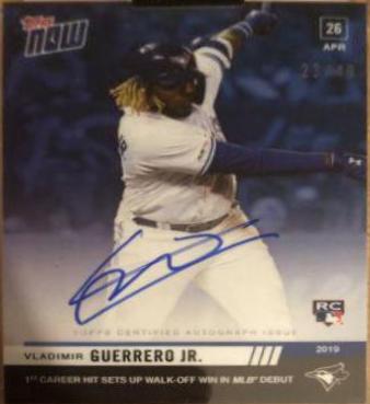 Vladimir Guerrero Jr. [Autograph Blue] #137B