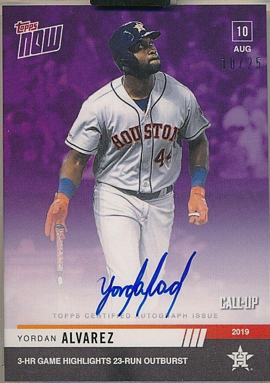 Yordan Alvarez [Autograph Purple] #382C