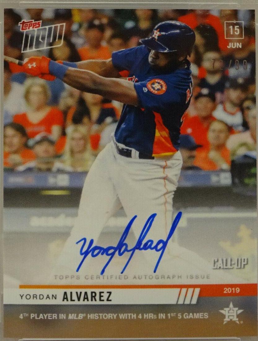 Yordan Alvarez [Autograph] #382A