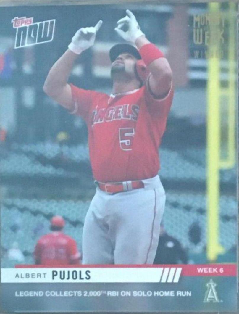 Albert Pujols [Gold Winner] #MOW-17W