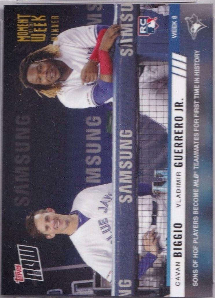 Cavan Biggio ,  Vladimir Guerrero Jr. [Gold Winner] #MOW-8W