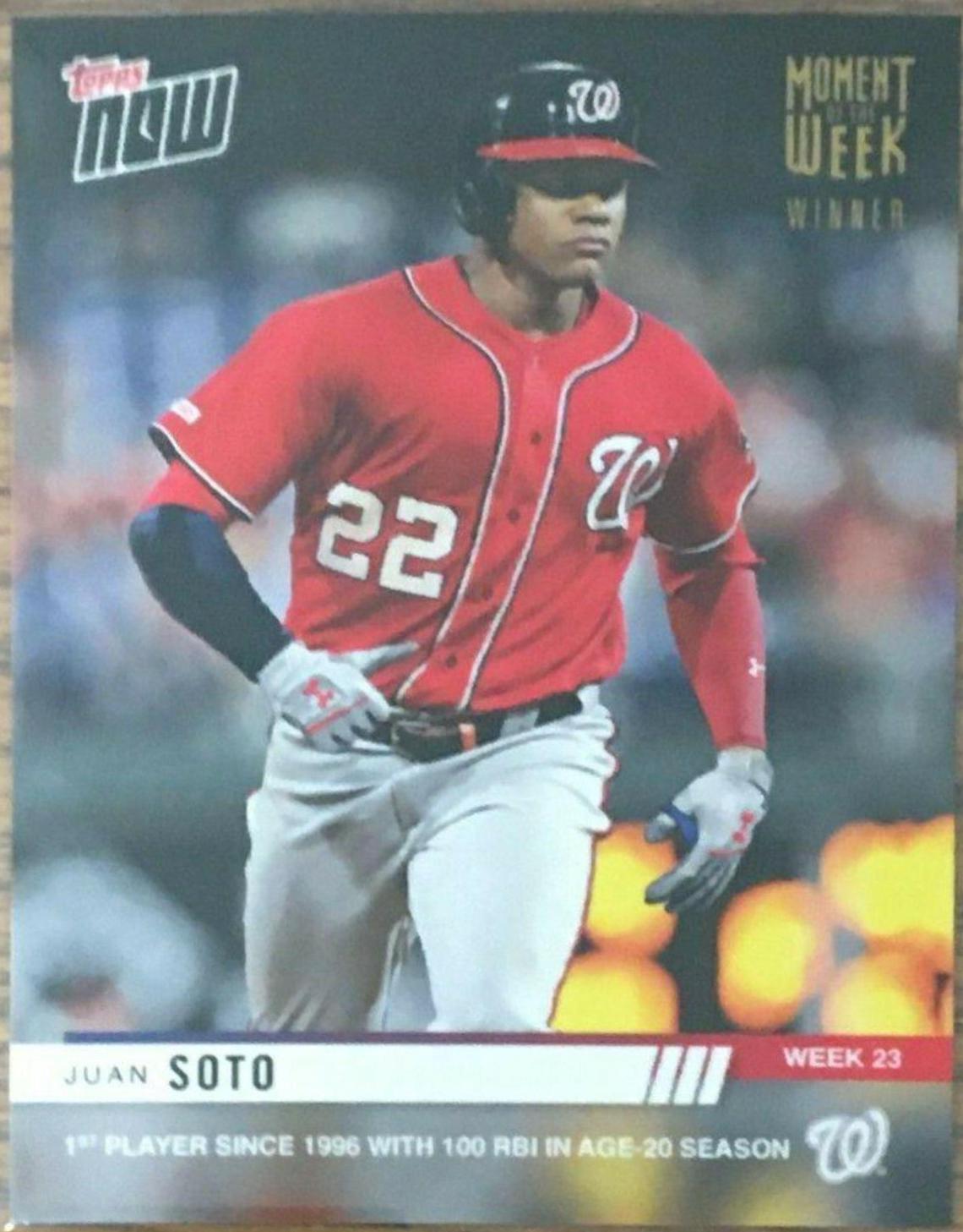 Juan Soto [Gold Winner] #MOW-23W