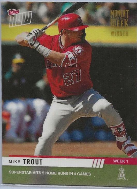 Mike Trout [Gold Winner] #MOW-1W