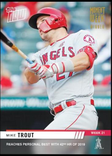 Mike Trout [Gold Winner] #MOW-21W