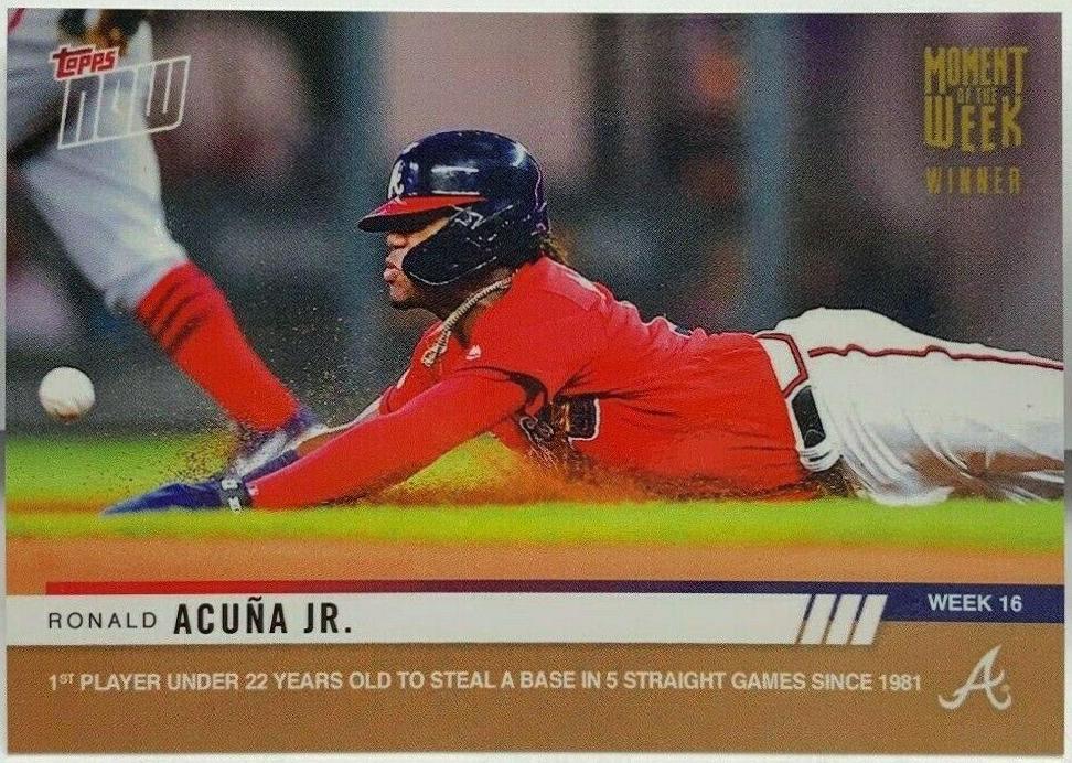 Ronald Acuna Jr. [Gold Winner] #MOW-16W