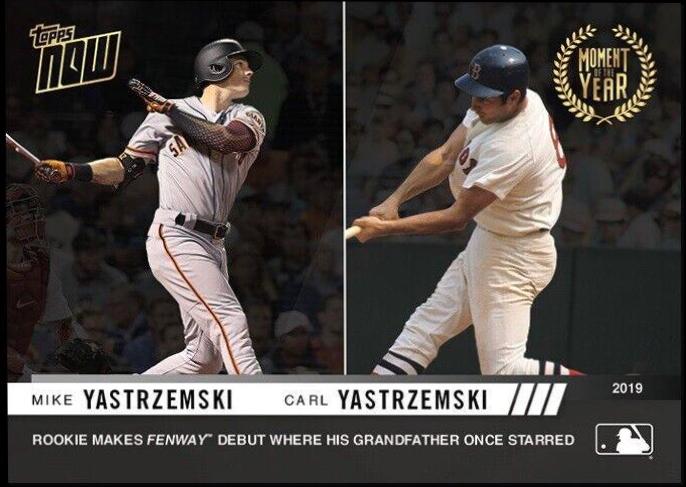 Mike Yastrzemski ,  Carl Yastrzemski #MOY-13