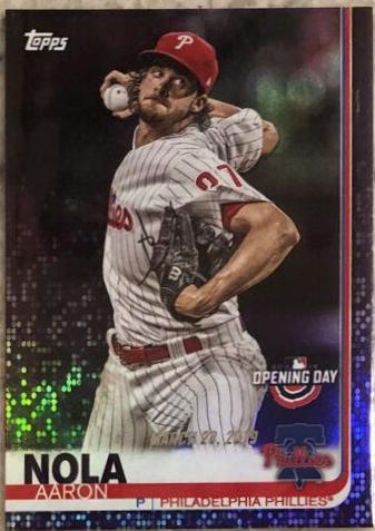 Aaron Nola [Blue Foil] #198