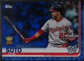 Juan Soto [Wearing Helmet Blue Foil] #128