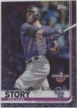 Trevor Story [Batting Blue Foil] #34